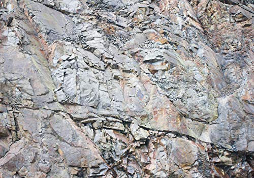 wandmotiv24 Foto mural Muro de montaña de piedras S 200 x 140 cm - 4 partes Fotografía, papeles pintados no tejidos M4841