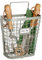 Wall Mounted Garden Basket Storage Unit - Potting Shed Storage Caddy Basket (Green)