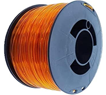 WINKLE PETG Filament 1.75mm Crystal Bernstein Orange, 1kg Spule, 3D Drucker Filament Kompatibel mit FDM Druckern, 3D-Druckmaterialien, Maßgenauigkeit +/- 0.05mm, Einfaches Drucken