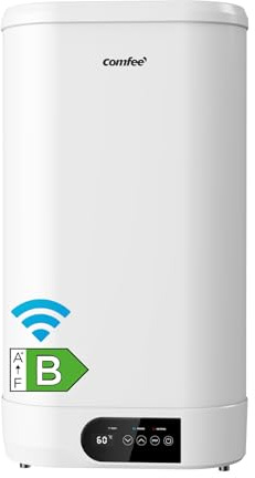 COMFEE' D50-15ED3 Scaldabagno Elettrico Murale ad Accumolo 50 L – Sopra lavello ad accumulo — compatto facile da installare