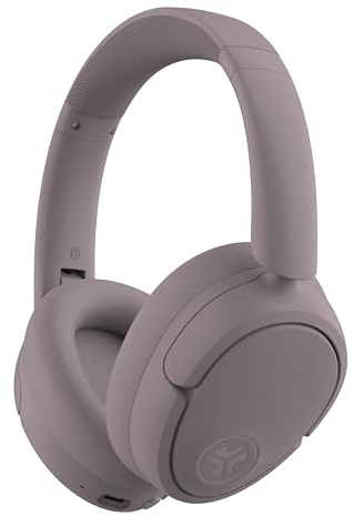 JLab JBuds LUX ANC Casque Bluetooth sans Fil Anti Bruit Pliable - Casque Réduction de Bruit Active Supra Auriculaire Audio avec Micro pour Musique et Télétravail, 70+ Heures d'Autonomie, Mauve
