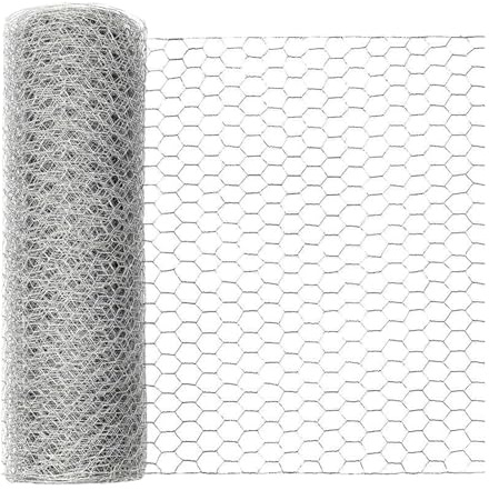 Filo Per Polli – Rotolo Resistente Da 15 M, Recinzione In Metallo Zincato, Rete Flessibile A Disegno Esagonale Con Supporto Di Lunga Durata | Recinto Per Animali Domestici Per Modellare Facilmente Il