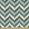ABAKUHAUS Türkis Gewebe als Meterware, Abstrakte gewellte Linien, Schön Gewebten Stoff für Polster und Wohnaccessoires, 1M (148x100cm), Grau Blasser Teal