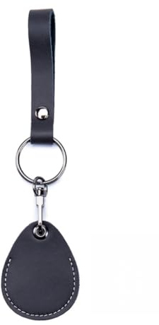 Temvue RFID Key Fob Holder, Access Card Key Chains, NFC Smart Key Tag Protector, Common Key Fob Cover(Black)