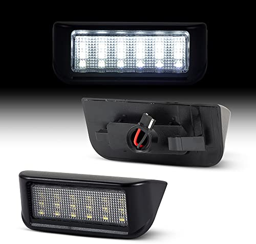 Recambo LED-registreringsskyltbelysning med E-godkännande | Plug & Play | CanBus felfri | SMD registreringsskyltbelysning kompatibel med Toyota Proace I+II | BJ från 2013>