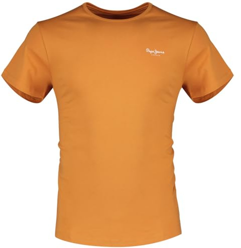 Pepe Jeans T-Shirt pour Homme, Sundown Orange, L
