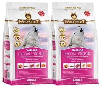 Wolfsblut Vetline | Hundefutter | Sparbundle | Sparpaket (2 x 2kg, Hypoallergenic)