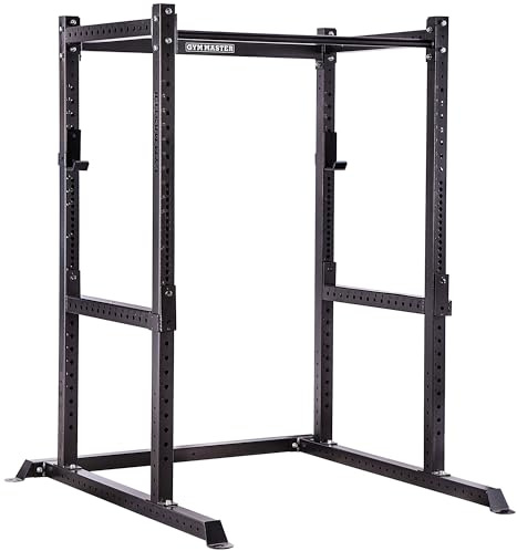 GYM MASTER GM2 Short Power Rack Squat Cage - 180CM Home Gym Weight Lifting