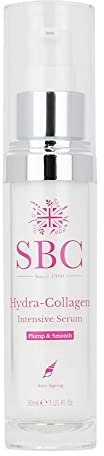 SBC Skincare - Sérum anti-rides pour femme avec Collagène marin - 30 ml - Aide à nourrir et à adoucir la peau - Sérum visage et corps - Hydra-Collagen Intensive Serum