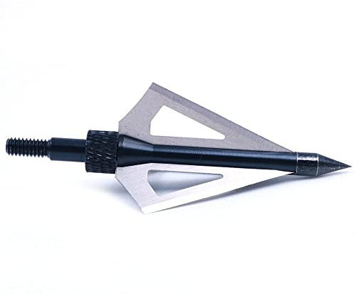 CENPEK 6 pièces tir à l'arc Chasse arbalète boulons Cible Pratique flèches tir à l'arc Chasse Pointes Larges 100 Grain 3 Lame Large vis Pointes flèches