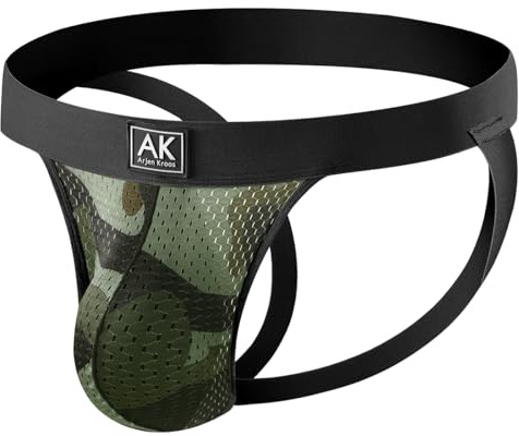 Casey Kevin Jockstrap herr kamouflage sportsuspension underkläder jock rem stringtrosa