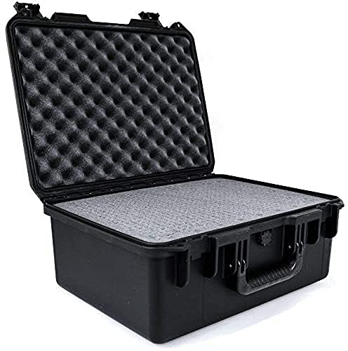 PELI Storm IM2450 Waterproof Transport Case for Electronics, Watertight and Dustproof, 32L de capacidad, fabricada en EE.UU., con espuma personalizable, color negro
