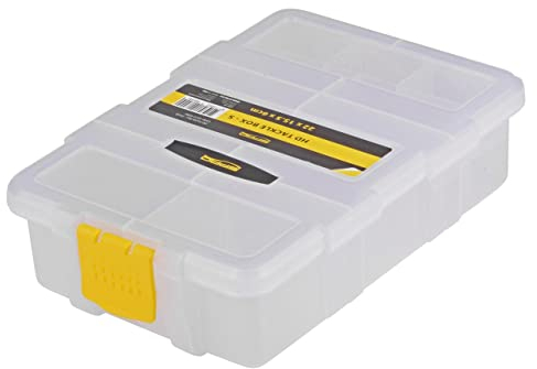 Spro Predator HD Tackle Box S 22x15,5x6cm - Kunstköderbox für Softbaits & Hardbaits, Köderbox zum Raubfischangeln, Angelbox für Raubfischköder