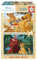 Educa - Set di 2 puzzles in legno per bambini con 25 pezzi ciascuno | Il Re Leone. Misura: 26 x 18 cm. Raccomandato da 4 5 6 anni (19960)