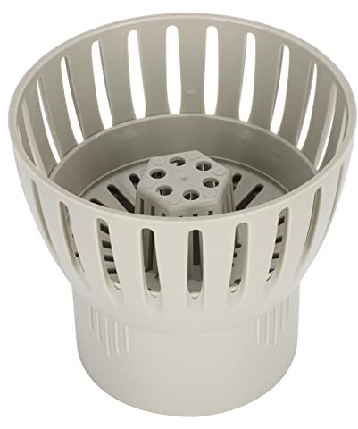 Koi Pond Drain Skimmer, Filtre de Collecte des Feuilles de l'étang, Dissolvant des Débris Aquatiques pour l'eau Claire, Facile à Utiliser, Conception pour les Caractéristiques d'Extérieur en (50