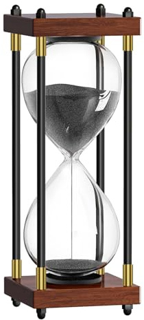 Sand Timer 5 Minute, 5 Min Hourglass Sand Clock, Five Minute Wooden Retor Hour Glass, Sandglass, Reloj de Arena, Creative, Decoration, Office