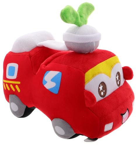 GARIOUANS Peluche Camion dei Pompieri 20 CM Bambola Giocattolo Imbottita in Peluche Resistente Regalo Festa Compleanno per e Neonati