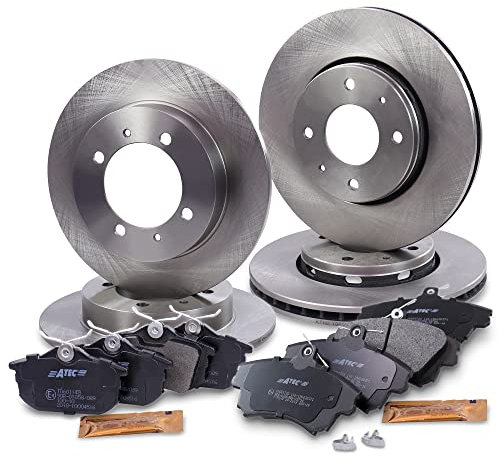 4x Bremsscheiben + Bremsbeläge Bremsklötze vorne + hinten