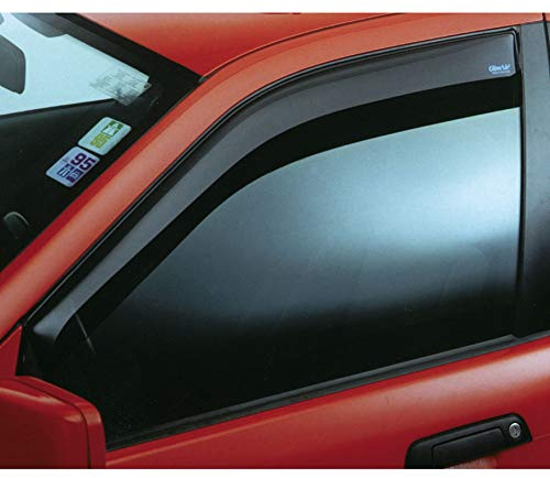 ClimAir Windabweiser kompatibel mit Dacia Sandero/Stepway/Logan MCV 5 türer 2013-2021, Rauchgrau