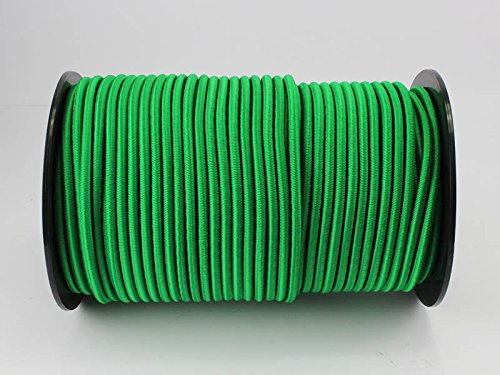 Wire Rope Elastic Rope – 30 m Expander Rope 6 mm Green Rubber Rope of 8