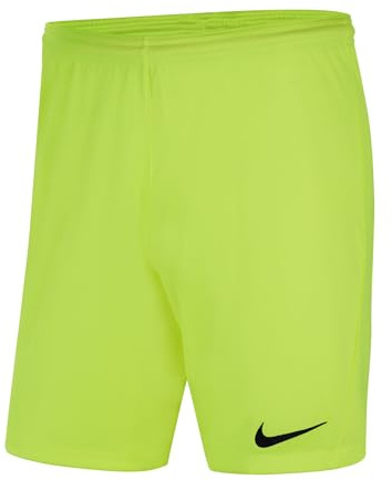 Nike M NK Dry Park III Short Nb K - Pantalones Cortos de Deporte, Hombre, Amarillo (Volt/ Black), XL
