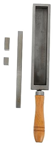 Lurrose Gießen 1 Stück 8 Öltank Aus Eisen Mit Holzgriff Silberner Schmelzschlitz Tiegelform Zum Schmelzen Goldene Schmelzform Barren Legierter Stahl Europäischer Stil Metall