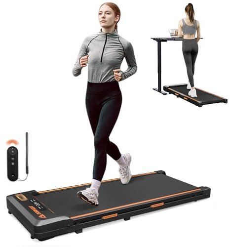 Tapis de Marche sous Le Bureau, Tapis de Marche 2 en 1 pour la Marche et Le Jogging, Tapis de Marche Portable avec télécommande, Tapis de Marche de Bureau Silencieux 2.5PS avec écran LED-Noir