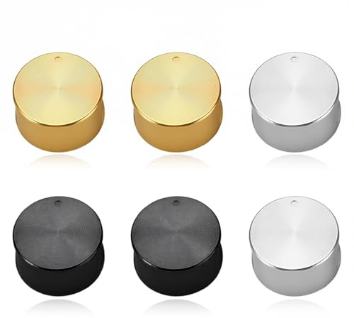Perillas Cocina Gas, 6 Piezas, Botón Giratorio Universal, para Mayoría las Horno, Cocina, Estufa de Gas, ¡Un Interruptor de Estilo Elegante y Duradero para Tus electrodomésticos de Cocina, de 6mm