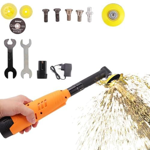 Nettoyeur électrique de joints de carrelage, machine à coudre de carrelage en céramique de 200 W avec réglage de 7 vitesses et angle de 90°, idéal pour l'élimination de la rouille, le polissage, la