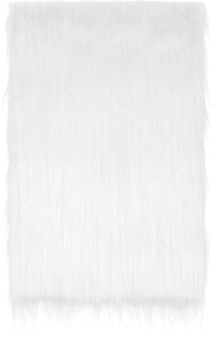 Pelliccia sintetica per il fai da te, 60 x 40 cm, al metro, pelliccia decorativa in peluche, per capelli di Babbo Natale, tappeto per camera da letto, soffice tappeto in pelliccia, cuscino per sedia