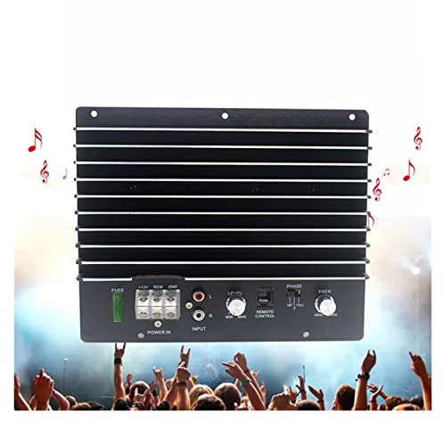 12V 1500W Mono amplificateur de Voiture amplificateur de Caisson de Basses Puissant Lecteur de Carte amplificateur Automobile Module 3D Cristal Puissance