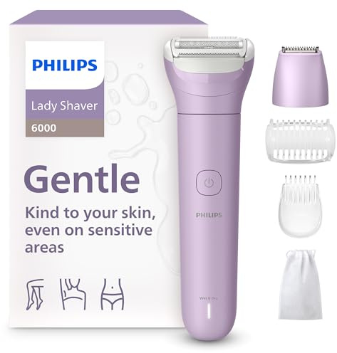 Philips Lady Shaver Series 6000 Máquina de afeitar inalámbrica, Wet & Dry BRL138/00