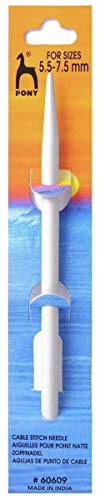 Pony Large Cable Stitch Needle, Multicolor, 5.5-7.5mm