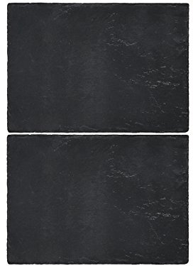 Creative Tops set med 2 naturliga skifferbordsset, 29,5 x 21 cm (11½ x 8¼)