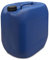 plasteo® 30 Liter Getränke- Wasserkanister mit Schraubdeckel (DIN 61) | BPA Frei | Lebensmittelecht | Tragbar und Robust | Indoor und Outdoor | Made in DE | Blau