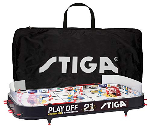 Stiga Eishockey Tischspiel Playoff 21 Hockey Spiel, Schweden-Kanada mit Aufbewahrungstasche, 2