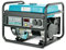 Benzingenerator KS 2900, Notstromaggregat 2900 W, 2x16A (230 V), 12 V, Stromerzeuger mit (AVR), Stromaggregat mit Ölstandsanzeige, Überlast- und Kurzschlussschutz, Generator, LED-Anzeige