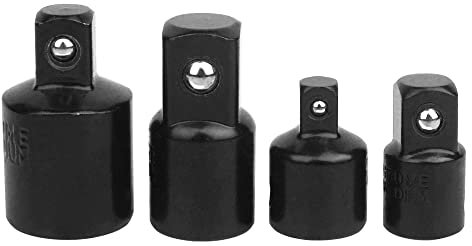 4 Pezzi Set di Adattatori Adattatore 1/2 3/8 1/4 per Chiavi a Bussola Kit di riduzione Accessori per Chiavi di Riparazione per Automobili