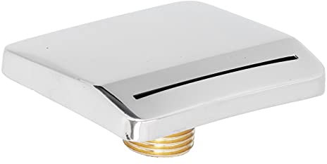 Grifo de Llenado de Bañera de Cascada, Grifo de Baño Montado en la Pared de Rosca Macho, Grifo de Bañera de Spa de Acero Inoxidable, Accesorios de Baño de Salida de Agua G1/2 de 3 Pulgadas