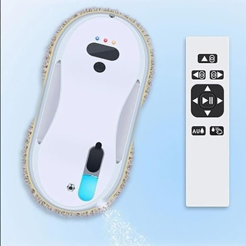 CraftNestUK Smart Auto Window Cleaner Robot with 5600pa Vacuum, Intelligent Automatic Glass Cleaning Robotic for Indoor and Outdoor