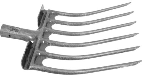 Milisten Sostituzione Manico Raschiatrice Per Letame Di Per Letame Di Agricola Denti Per Per Aratura e Allentamento Del Terreno