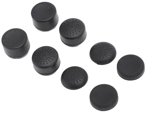 ZDETGU Tumgreppsskydd i Silikon för en Portalkontroller 8 st. Halkskydd för Joystick med Konkav Design för Förbättrad Kontroll och Komfort