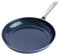 Blue Diamond Cookware Diamantstruktur Keramik Antihaft, 28 cm Bratpfanne, PFAS-frei, Induktion, spülmaschinenfest, backofenfest, Blau