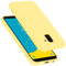 cadorabo silicone case compatible with Samsung Galaxy J6 2018, mobile phone cover for Galaxy J6 2018- impact-resistant, thin, Silky-Soft Touch Full-Body Protective Phone Case - LIQUID YELLOW