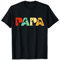 Retro Tennis Papa Witzig Papa Tennis Vatertag T-Shirt