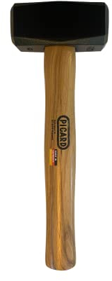 Club Hammer German Made with Hickory Handle 1500g Black/Brown