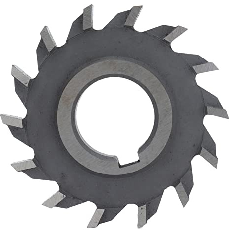 Fresa a denti dritti, frese per ingranaggi a disco in acciaio ad alta velocità, integrale 63x12 con 14 denti, design con taglio più grande per tagli fluidi, frese per ingranaggi