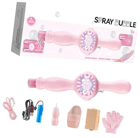 YROHGKPN Pratico bastone per bolle di sapone ricaricabile, macchina automatica per bolle di sapone per uso ripetuto, riunioni, avventura, feste, piacere bacchette elastiche