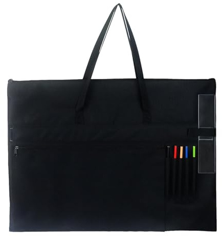 Borsa – 70 cm | Cartella impermeabile per il trasporto | Custodia artistica | Forniture artistiche Poster Board Trasporto per studenti insegnanti Studio Viaggi