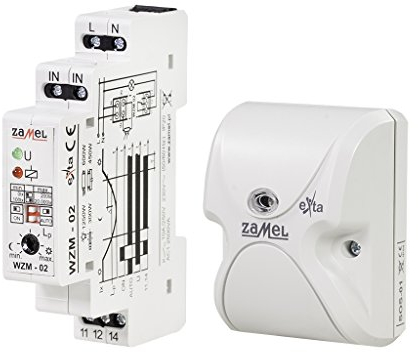 EXTA WZM-02/ SOS Dämmerungsschalter, 230 V, 2 Stück, 90x17,5x66 mm